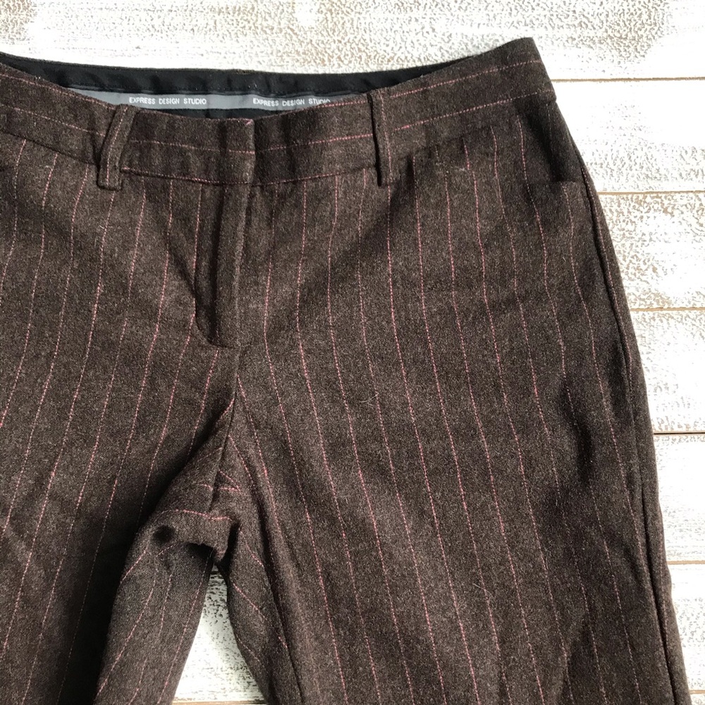 EXPRESS EDITOR STRIPE DRESS PANT - Picture 6 of 8